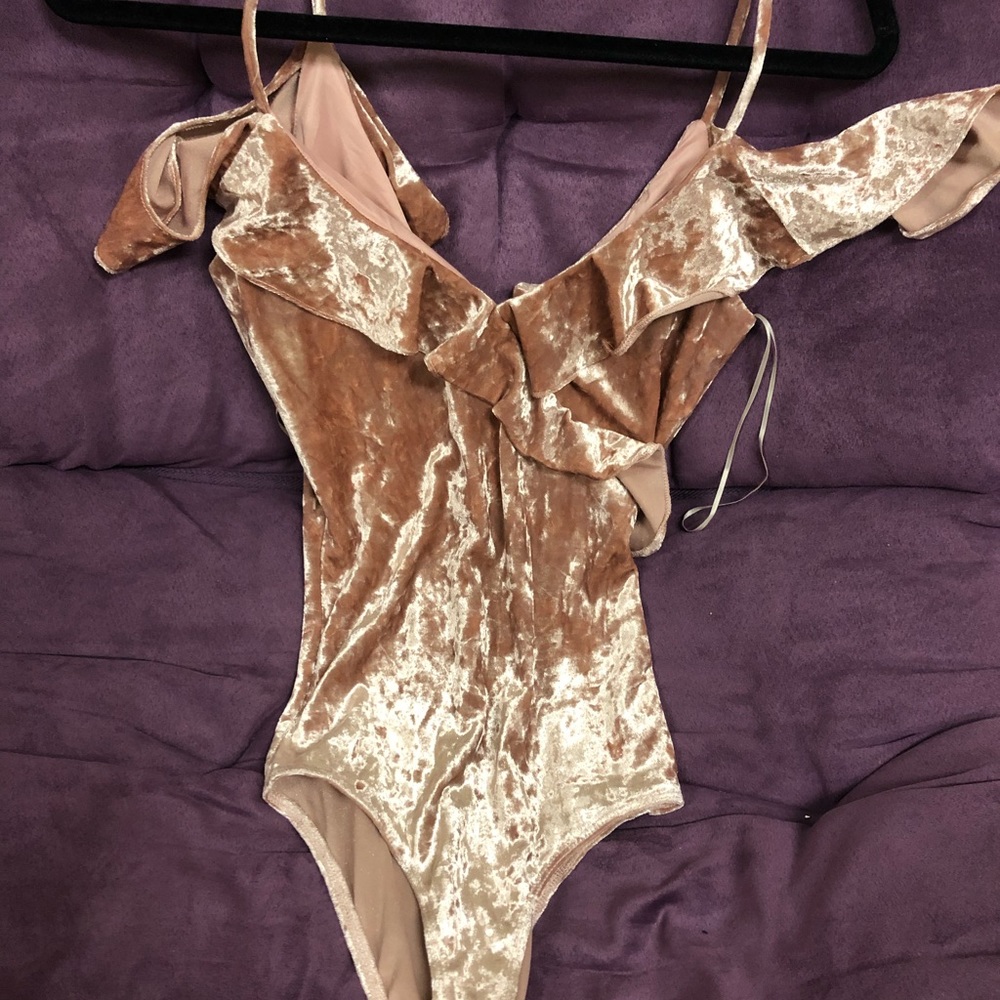 Velvet bodysuit
